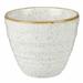 Churchill SWHSRPCM1 10 oz Stonecast Ripple Chip Mug - Ceramic, Barley White, 3-7/8" x 3-1/4"