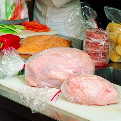 LK Packaging 12G-201830 Side Gusset Food Storage Bag - 30" x 20", Poly, Low-Density Polyethylene, Clear