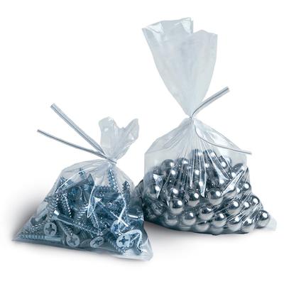 LK Packaging 15F-0810 Open Ended Flat Bag - 8" x 10", 1.5 mil LDPE, Clear
