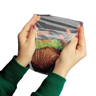LK Packaging H07 Flip-Top Sandwich Bag - 7" x 7", Poly, Clear