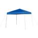 Flash Furniture JJ-GZ88-BL-GG 7 3/4 ft Square Pop Up Canopy Tent w/ Carry Bag - Blue Polyester, Steel Frame