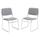 National Public Seating 8652 Stacking Chair w/ Classic Gray Fabric Back &amp; Seat - Steel Frame