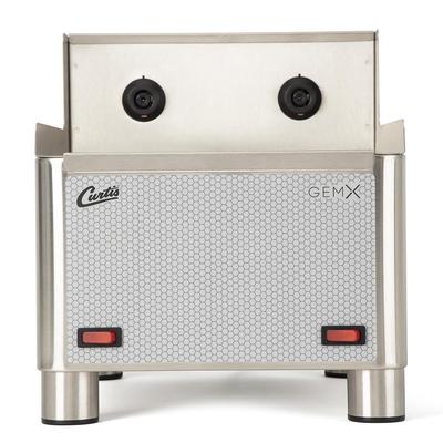 Curtis GEM5XN Gemini Satellite Warmer Stand for 2 GEM3XN Dispensers - Stainless, 120v, Silver