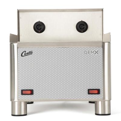 Curtis GEM5XN Gemini Satellite Warmer Stand for (2) GEM3XN Dispensers - Stainless, 120v, Silver