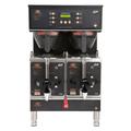 Curtis GEMTIF10B1000 Automatic Twin Coffee Brewer w/ (2) Lower Warmer & Hot Water Faucet, 220v/1ph, Silver