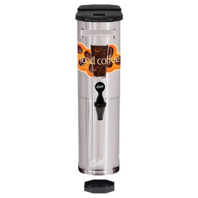 Curtis TCNC 3 1/2 gal Narrow Iced Tea Coffee Dispenser w/ Handles, Stainless Steel