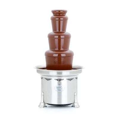 Sephra CF23R2 23" 3 Tier Cortez Chocolate Fountain w/ 7 lb Capacity, Silver