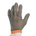 Victorinox - Swiss Army 7.9039.XL Extra Large Cut Resistant Glove - Stainless Steel, Orange Wrist Band, X-Large, Silver