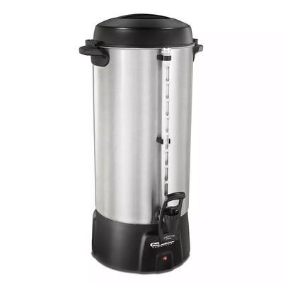 Proctor Silex 45100R 3 9/10 gal Low Volume Brewer Coffee Urn w/ 1 Tank, 120v, Brushed Aluminum