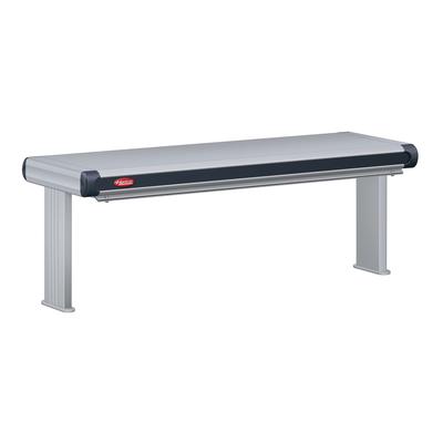 Hatco GR2AHL-42D3 240 45 1/2" High Watt Strip Warmer - Double Rod, Remote Control Required, 120/240v/1ph, Silver