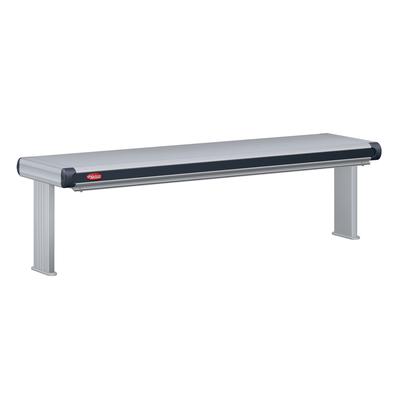 Hatco GR2AHL-54D6 208 57 1/2" High Watt Strip Warmer - Double Rod, Remote Control Required, 120/208v/1ph, Silver