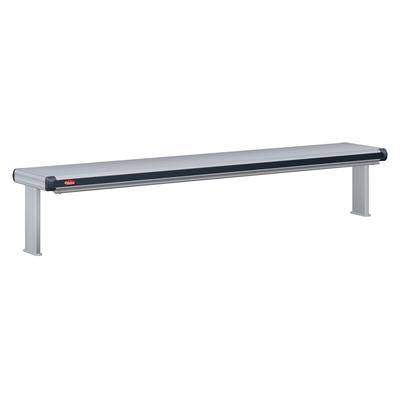 Hatco GR2AHL-84D6 240 87 1/2" High Watt Strip Warmer - Double Rod, Remote Control Required, 120/240v/1ph, Silver