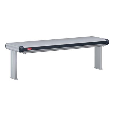 Hatco GR2AL-48D3 208 51 1/2" Standard Watt Strip Warmer - Double Rod, Remote Control Required, 120/208v/1ph, Silver