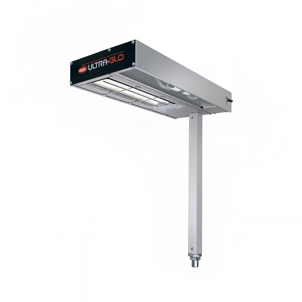 Hatco GRFSCLR-18 9" Glo-Ray Heat Lamp - Strip Type, No Cord/Plug, 120V, 870W
