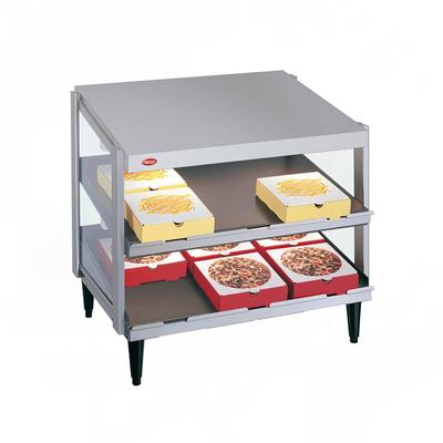 Hatco GRPWS-2418D 23 7/8" Heated Pizza Merchandiser w/ 2 Levels, 120v, 960 W, Stainless Steel