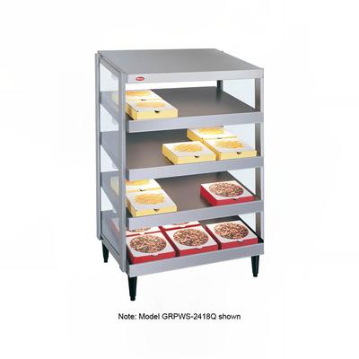 Hatco GRPWS-2424Q 24" Heated Pizza Merchandiser w/ 4 Levels, 120v/208 240v/1ph, Pass Thru, 4 Shelves, Stainless Steel