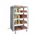 Hatco GRS2G-3920-5 43" Self Service Heated Holding Shelf - (5) Shelves, 120v, 5 Levels, 30-Min. Hold Time, Silver