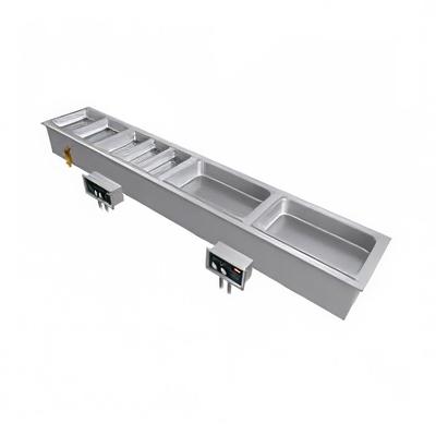 Hatco HWBI-S2D Drop-In Hot Food Well w/ (2) Full Size Pan Capacity, 240v/3ph, Stainless Steel