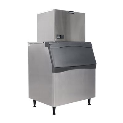 Scotsman MC0630SW-32/B842S/KBT29 633 lb Prodigy ELITE Half Cube Commercial Ice Machine w/ Bin - 778 lb Storage, Water Cooled, 208-230v, Stainless Steel