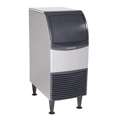 Scotsman CU0715MAX-1 15"W Full Cube Undercounter Commercial Ice Machine - 80 lbs/day, Air Cooled, Gravity Drain, 115v