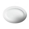 Cameo China 210-103 10-1/4" x 8-1/2" Oval Imperial Plate - Ceramic, White