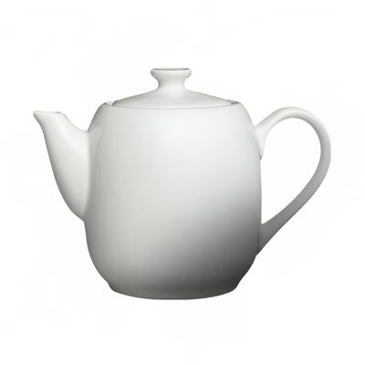 Cameo China 610-14PL 25 oz Dynasty Coffee Pot/Teapot w/ Handle & Lid - Ceramic, White