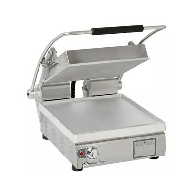 Star PST14 Single Commercial Panini Press w/ Aluminum Smooth Plates, 240v/1ph, Stainless Steel