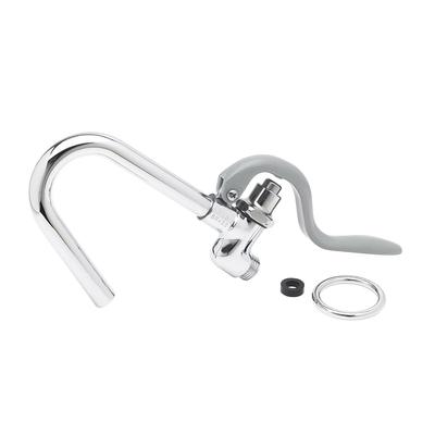 T&S 002851-40 10 1/2" Hook Nozzle & Spray Valve - Brass, Chrome Plated
