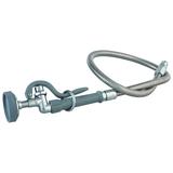 T&S B-0100 Prerinse Spray w/ Auto Shut Off & 44" Flexible Stainless Hose, Stainless Steel