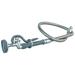 T&S B-0100 Prerinse Spray w/ Auto Shut Off & 44" Flexible Stainless Hose, Stainless Steel