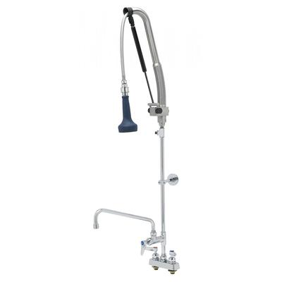 T&S B-5110-12CRB8TP 47 9/50"H Deck Mount Pre Rinse Faucet - 1 7/100 GPM, Base with Nozzle, Stainless Steel