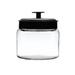 Anchor 96710AHG17 48-oz Mini Montana Jar w/ Black Metal Cover