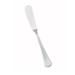 Winco 0035-12 6 3/4" Butter Knife with 18/8 Stainless Grade, Victoria Pattern, Stainless Steel