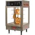 Winco 51012 19"W Pass Thru Heated Pizza/Pretzel Merchandiser, 120v, Stainless Steel