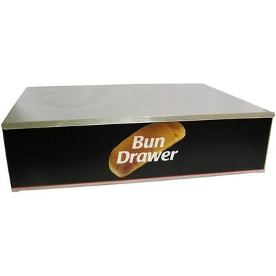 Winco 65030 Hot Dog Bun Box w/ 128 Bun Capacity, Stainless Steel