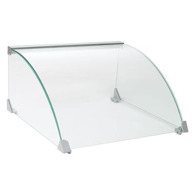 Winco EHDG-7SG Sneeze Guard for EHDG-7R Hot Dog Grill - 19 7/8"W x 11 5/8"D x 9 1/8"H, Glass, Clear