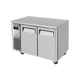 Turbo Air JUR-48-N6 47 1/4" W Undercounter Refrigerator w/ (2) Section & (2) Door, 115v, Silver