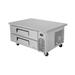 Turbo Air TCBE-48SDR-E-N 53 5/8" Chef Base w/ (2) Drawers - 115v, Silver