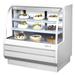 Turbo Air TCGB-48-W-N 48 1/2" Full Service Bakery Display Case w/ Curved Glass - (3) Levels, 115v, White