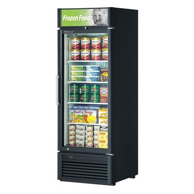 Turbo Air TGF-23SD-N 27" 1 Section Display Freezer w/ Swing Door - Bottom Mount Compressor, Black, 115v, Bottom-Mount Compressor