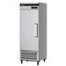 Turbo Air TSR-23SD-N6 27" 1 Section Reach In Refrigerator, (1) Left Hinge Solid Door, 115v, Silver