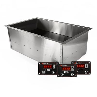 CookTek IHW061-34 Drop-In Hot Food Well w/ (1) Full Size Pan Capacity, 100 125v/1ph, Stainless Steel