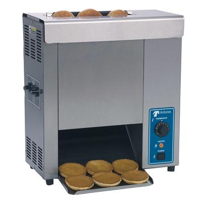 Antunes VCT-1000-9210714 Vertical Bun Toaster - 424 Slices/hr w/ 1 1/2" Product Opening, 208/240v, 2-Sided Platen, Countertop, Stainless Steel