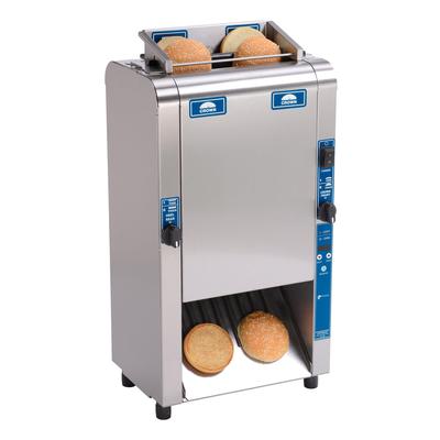 Antunes VCT-2-9210907 Vertical Bun Toaster - 720 Slices/hr w/ 1 3/4" Product Opening, 120v, 15-sec. Pass-thru, Stainless Steel