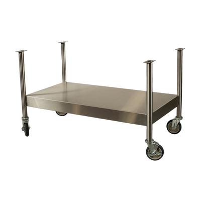 AccuTemp AT2A-3031-3 48" x 22 3/4" Mobile Equipment Stand for Griddles, Undershelf