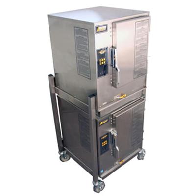 AccuTemp N61201E060DBL 12 Pan Convection Commercial Steamer - Holding Capability, Natural Gas, Gas Type: NG, 120 V