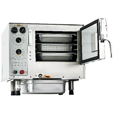 AccuTemp S32403D110 Steam'N'Hold 3 Pan Convection Steamer - Countertop, 240v/3ph, Boilerless, 3-Pan Capacity