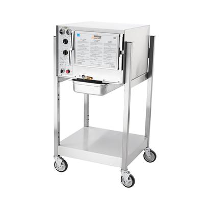AccuTemp S34403D090SGL 3 Pan Covection Commercial Steamer - Stand, Holding Capability, 440v/3ph