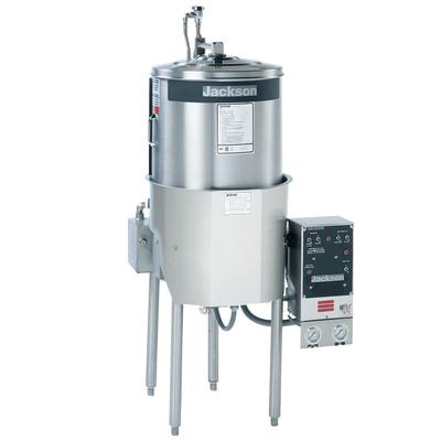 Jackson 10AB High Temp Round Dishwasher w/ 45 Racks/hr Capacity, Built-in Booster, 208v/1ph, High Temperature, Stainless Steel