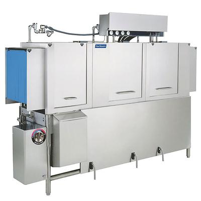 Jackson AJ-86CE 102" High Temp Conveyor Dishwasher - 287 Racks Per Hour, 208v/3ph, Stainless Steel